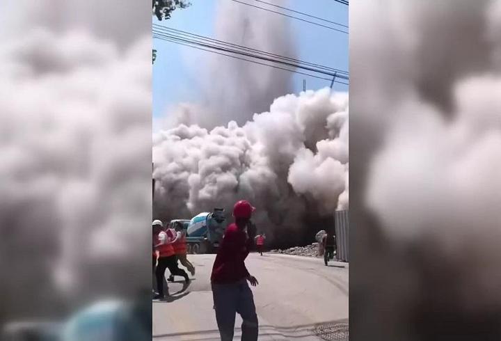 SON DAKİKA... Myanmar'daki depremden ilk görüntüler!
