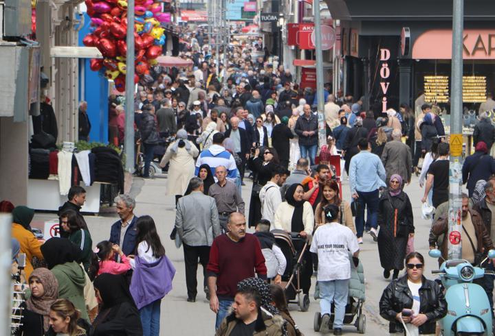 Samsun’da bayram öncesi alışveriş yoğunluğu