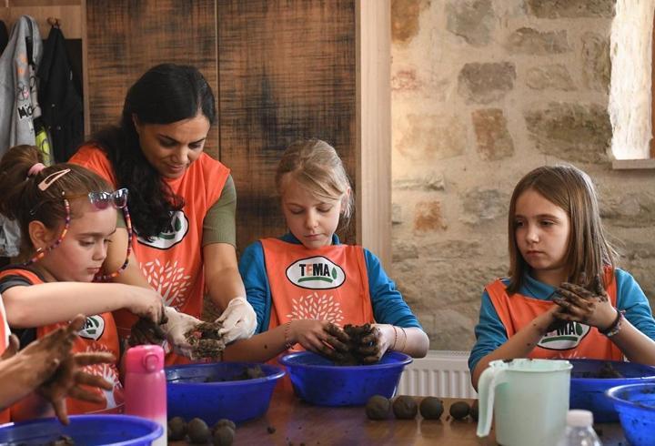 Keşan’da çocuklara tohum topu atölyesi 