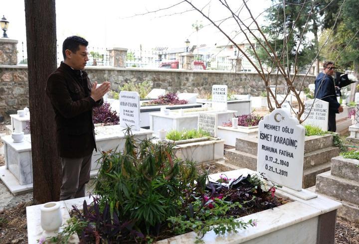Başkan Ünlü, merhum başkanların kabrini ziyaret etti