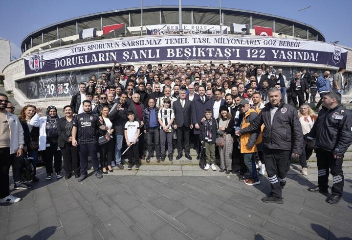 Beşiktaş'ta bayramlaşma töreni gerçekleştirildi