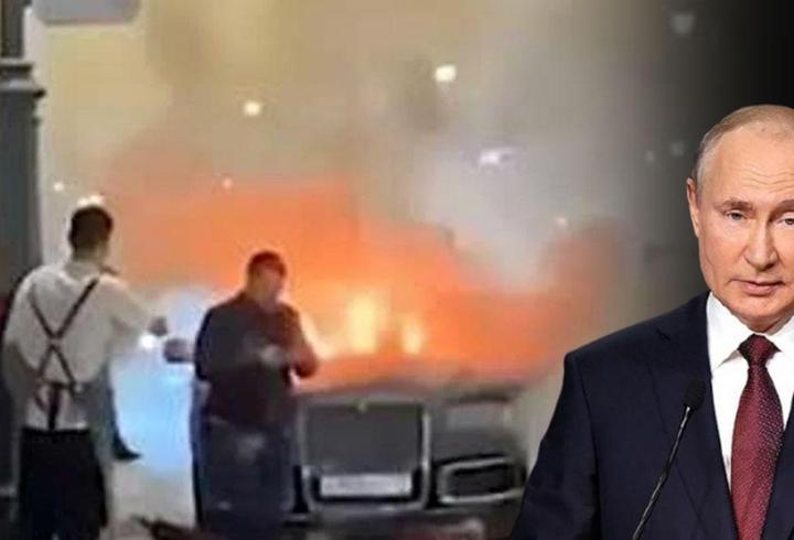 Suikast girişimi mi? Putin’e ait limuzinde patlama!