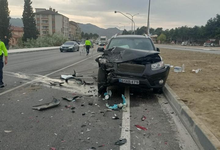 Çorum'da zincirleme kaza: 4 yaralı