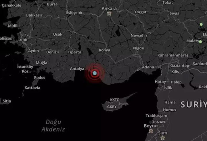 SON DAKİKA! Antalya'da korkutan deprem