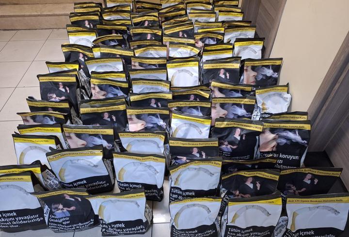 Kocaeli'de 100 kilogram kaçak tütün ele geçirildi