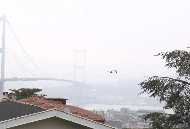 İstanbul'da Sis Etkili Oluyor