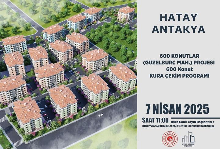 Hatay’da yapımı tamamlanan konutlar sahiplerine teslim edilecek