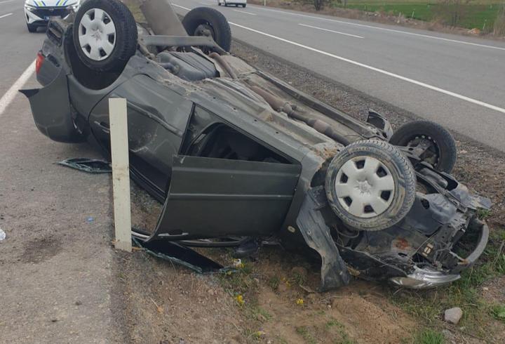 Kayseri'de otomobil takla attı: 4 yaralı
