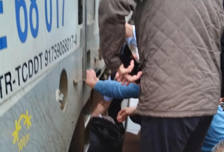 Tekirdağ’da tren ile peron arasına sıkışan kadın yaralandı