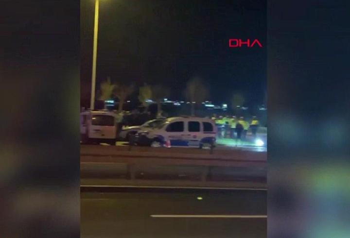 Polis ekiplerine ateş açtılar, kaçarken kaza yaptılar