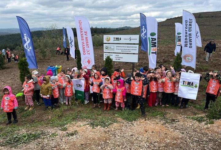 '81 İlde 81 orman' projesinde Bursa'ya 10 bin fidan 