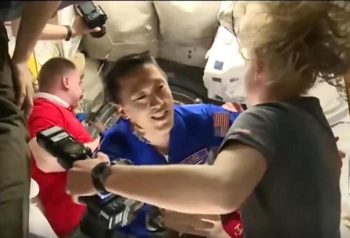 NASA astronotu Uluslararası Uzay İstasyonu'na ulaştı