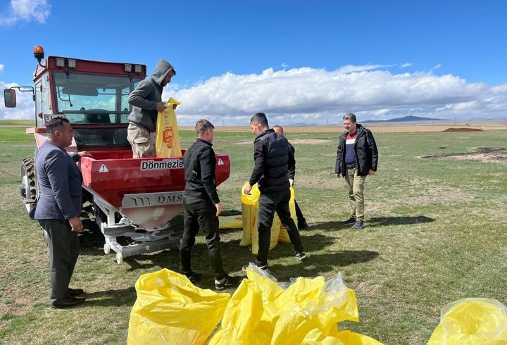 Niğde'de meralarda verimlilik artırılıyor