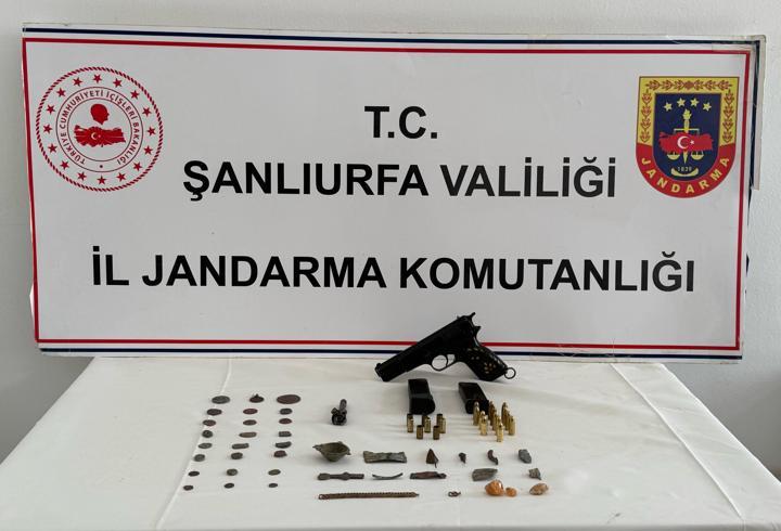 Şanlıurfa'da 24 sikke ele geçirildi