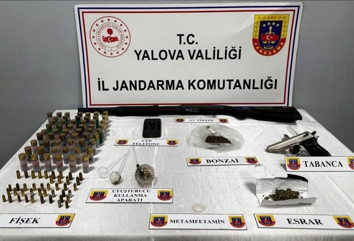 Yalova’da uyuşturucu operasyonu; 1 gözaltı