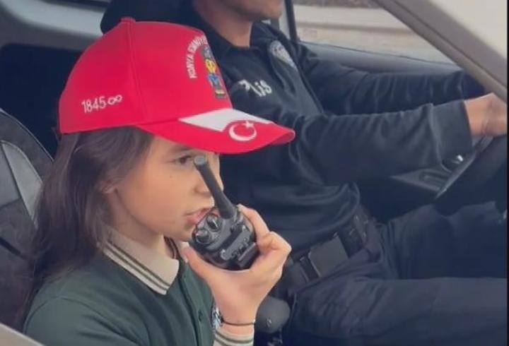 Polislik hayallerini 1 günlüğüne gerçekleştirdiler