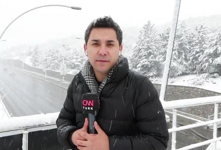 Ankara'da Nisan ortasında kar