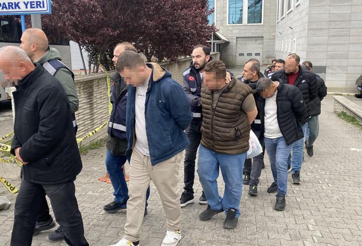 Samsun merkezli ‘change’ operasyonunda 30 şüpheli adliyede