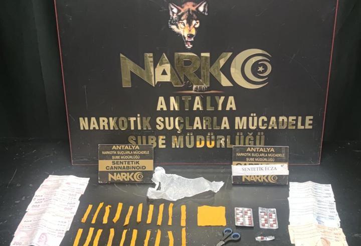Antalya'da uyuşturucu operasyonu