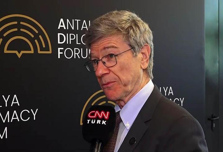 Jeffrey Sachs: Orta Doğu'da barış çok yakın, Türkiye öncü olabilir