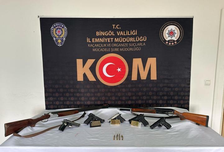 Bingöl’de silah kaçakçılığı operasyonu: 2 tutuklama