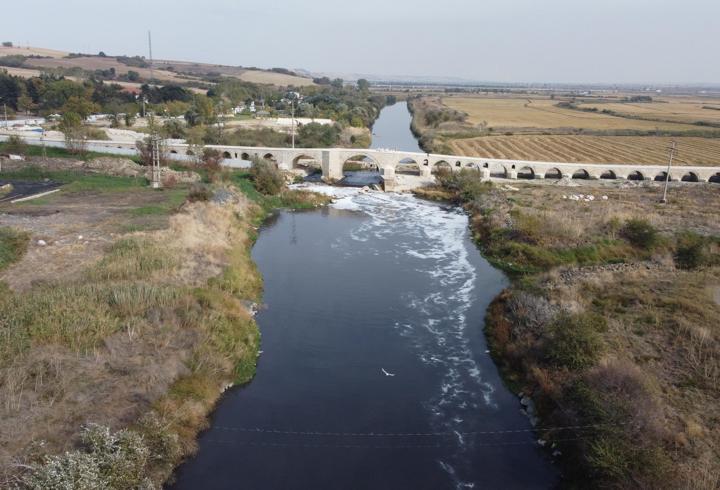 Ergene Nehri'nin suyu 3'üncü derece kirli çıktı