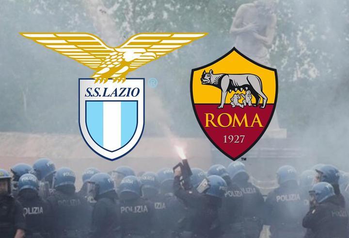 Lazio - Roma derbisinde olay çıktı! 13 İtalyan polis yaralandı...