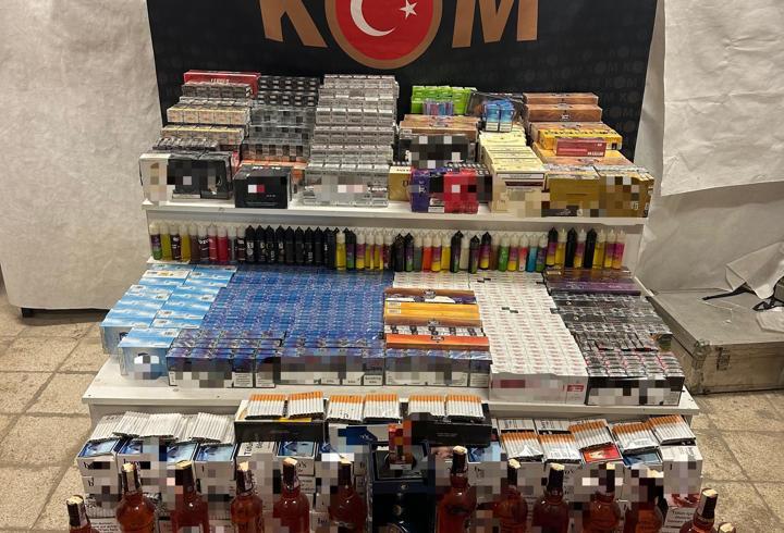 Eskişehir’de 500 bin TL değerinde kaçak ürün ele geçirildi