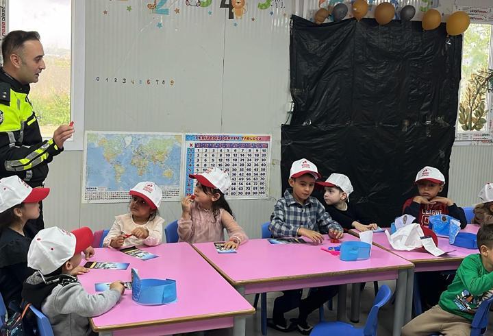 Hatay'da çocuklara trafik eğitimi verildi