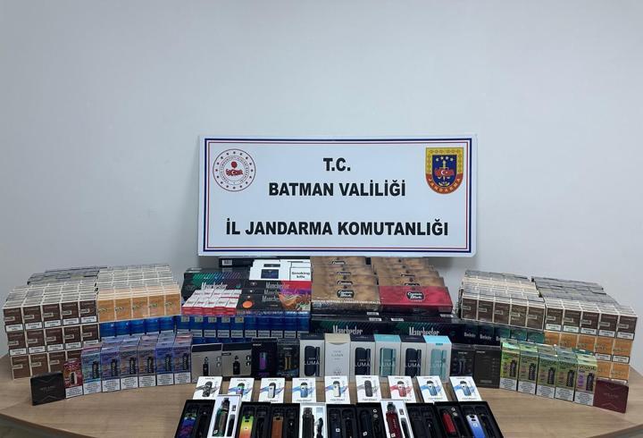 Batman'da kaçak sigara operasyonu