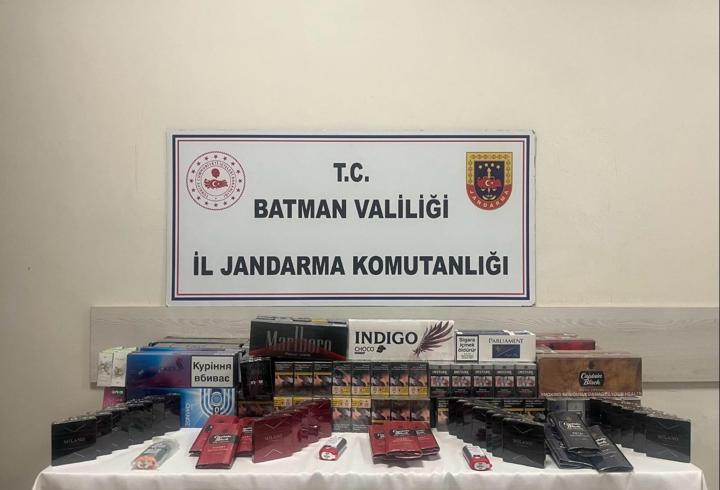 Batman'da 2 Bin Paket Kaçak Sigara Ele Geçirildi