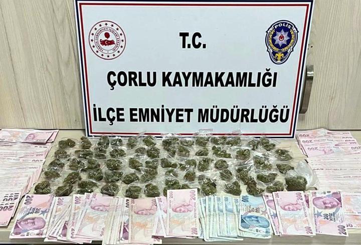 Çorlu'da yakalanan uyuşturucu satıcısı tutuklandı
