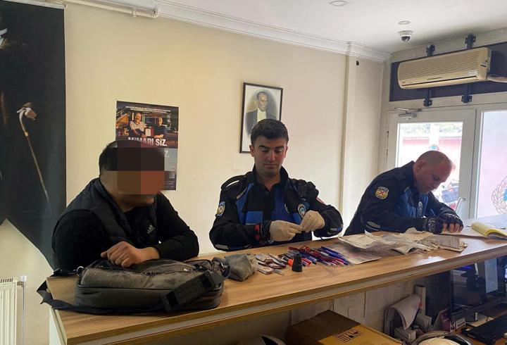Kırklareli'de kendisini engelli tanıtan dilenci yakalandı