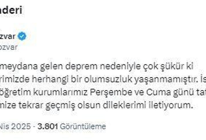 İstanbul'da üniversiteler 2 gün tatil edildi