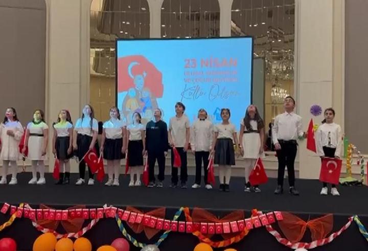 Lösemili çocukların 23 Nisan coşkusu
