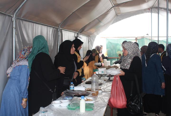 Çelikhan’da Gazze yararına kermes açıldı