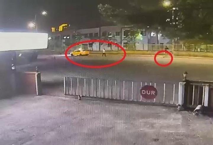 Aracını durdurup yol kenarındaki dubayı çaldı
