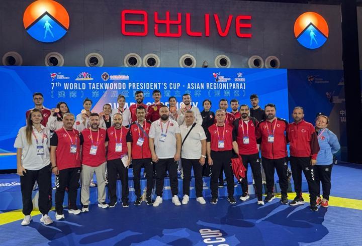 Milli para taekwondoculardan 1'i altın 7 madalya