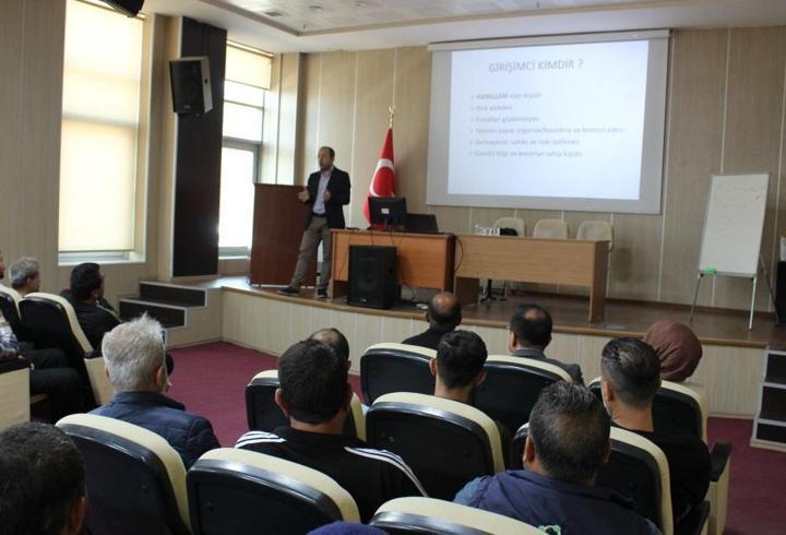 İskenderun'da yükümlülere girişimcilik eğitimi