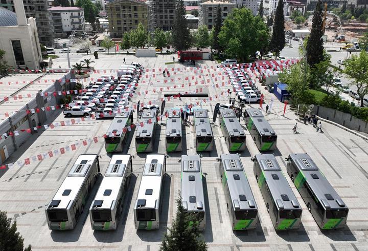 Kahramanmaraş Büyükşehir Belediyesi'ne 48 Yeni Araç