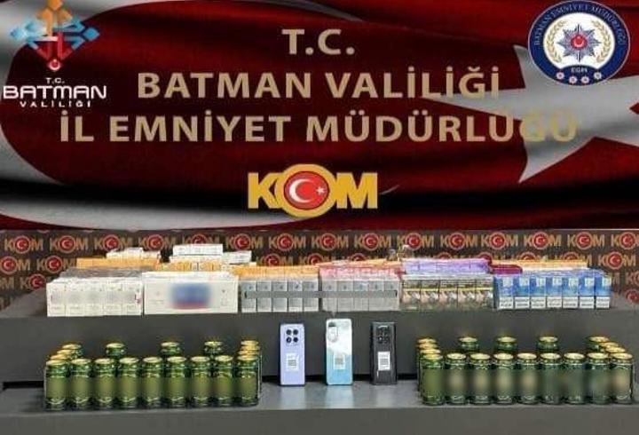 Batman'da kaçakçılığa 10 gözaltı