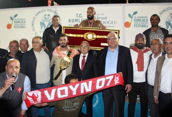 Kumluca Güreşleri'nde başpehlivan Orhan Okulu oldu