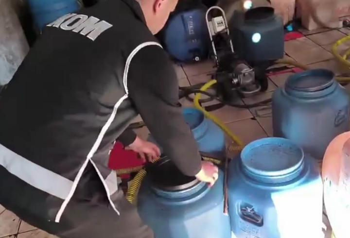 Tekirdağ'da 28 bin 658 litre sahte içki ele geçirildi