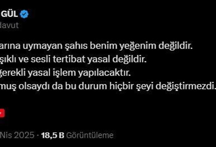 İstanbul Valisi Gül'den sosyal medyada yer alan iddialara yanıt