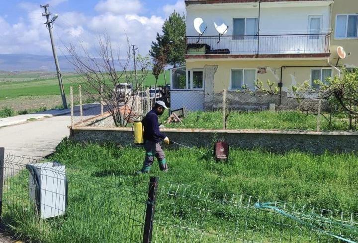 Güdül'de haşereyle mücadele çalışması başlatıldı