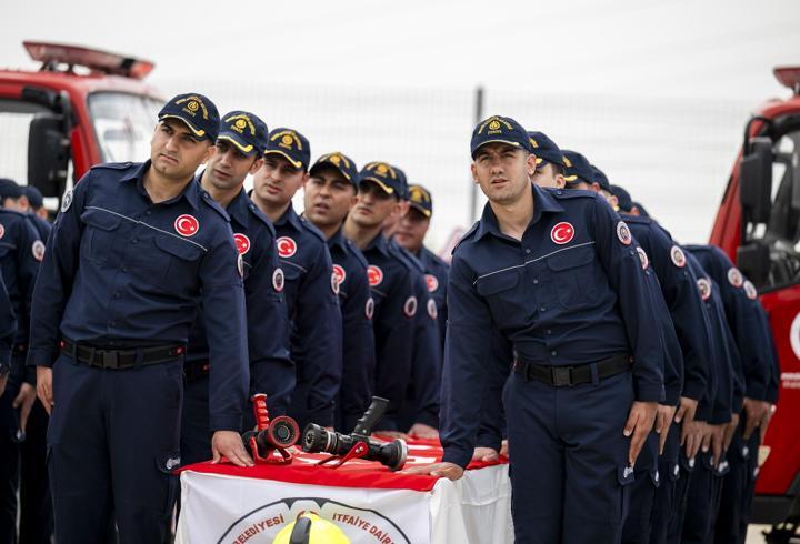 Mersin’in yeni itfaiyecileri yemin etti 