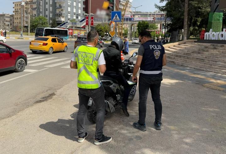 Mardin'de 1373 motosiklet denetlendi
