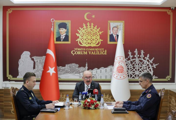 Çorum'da kişilere ve mal varlığına karşı işlenen suçlar azaldı