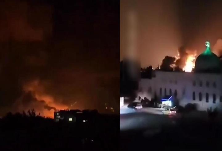 Şam'da patlamalar oluyor... İşte İsrail’in vurduğu Suriye’den görüntüler!