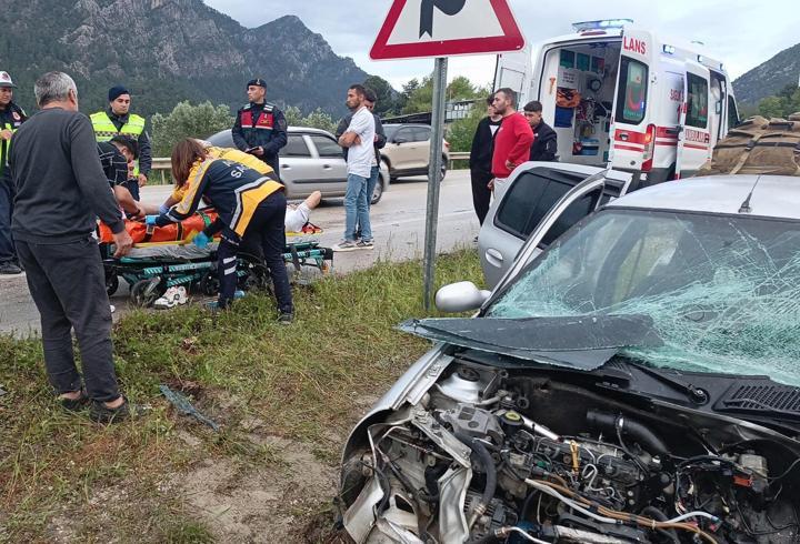 Bucak'ta Trafik Kazası: 1 Yaralı